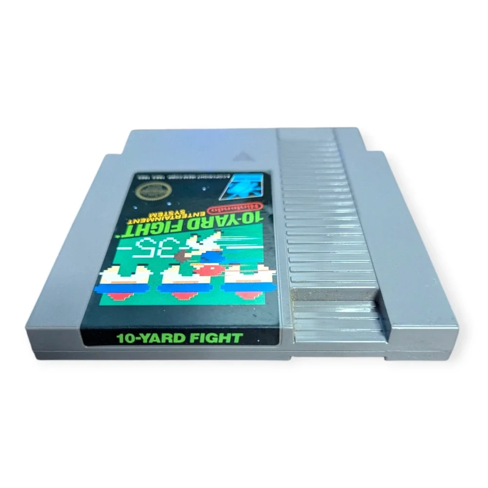 10-Yard Fight Nintendo NES Game Cartridge w/ Manual Sports Series 1985 Authentic